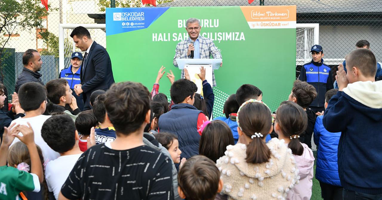 ÜSKDARIMIZDA AÇTIĞIMIZ HALI SAHALARIN SAYISINI 15' E ÇIKARDIK