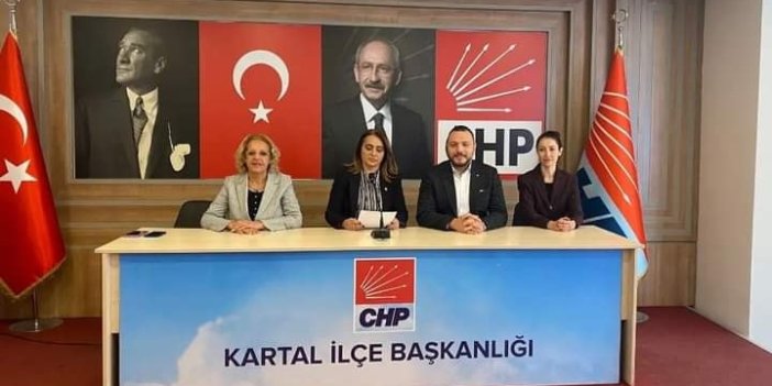 CHP Kartal Kadın Kolları’ndan Ortak Basın Açıklaması