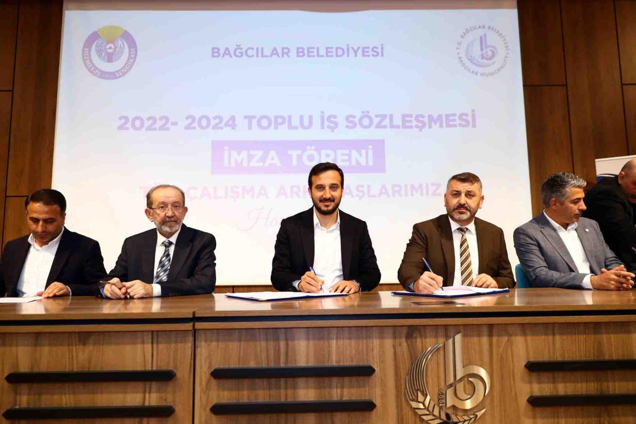 BAĞCILAR BELEDİYESİ TOPLU İŞ SÖZLEŞMESİNİ İMZALADI