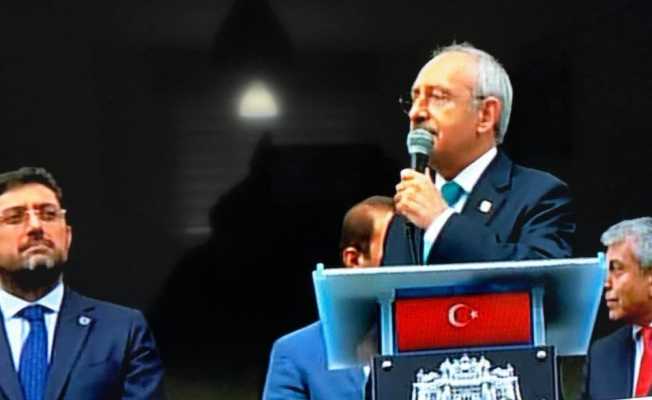 CHP Lideri Kılıçdaroğlu,  Beşiktaş'da  halka seslendi