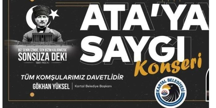 KARTAL BELEDİYESİ, 10 KASIM'DA ATATÜRK'Ü ETKİNLİKLERLE ANACAK