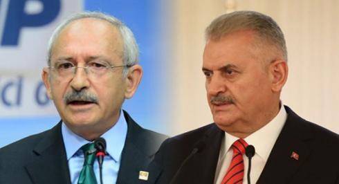 CHP GENEL BAŞKANI KEMAL KILIÇDAROĞLU’NA BAŞBAKAN BİNALİ YILDIRIM’DAN BİLGİLENDİRME TELEFONU...