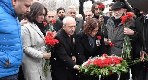 CHP GENEL BAŞKANI KEMAL KILIÇDAROĞLU, UĞUR MUMCU’YU ANMA TÖRENİNE KATILDI