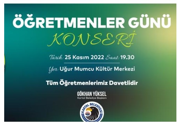 Kartal Belediyesi’nden Öğretmenler Günü’ne Özel Konser