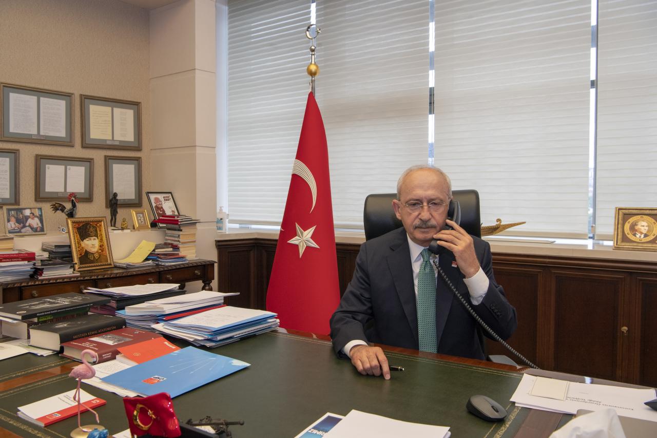 CHP Genel Başkanı Kemal Kılıçdaroğlu’ndan, Yenilik Partisi Genel Başkanı Öztürk Yılmaz’a “Geçmiş Olsun” Telefonu