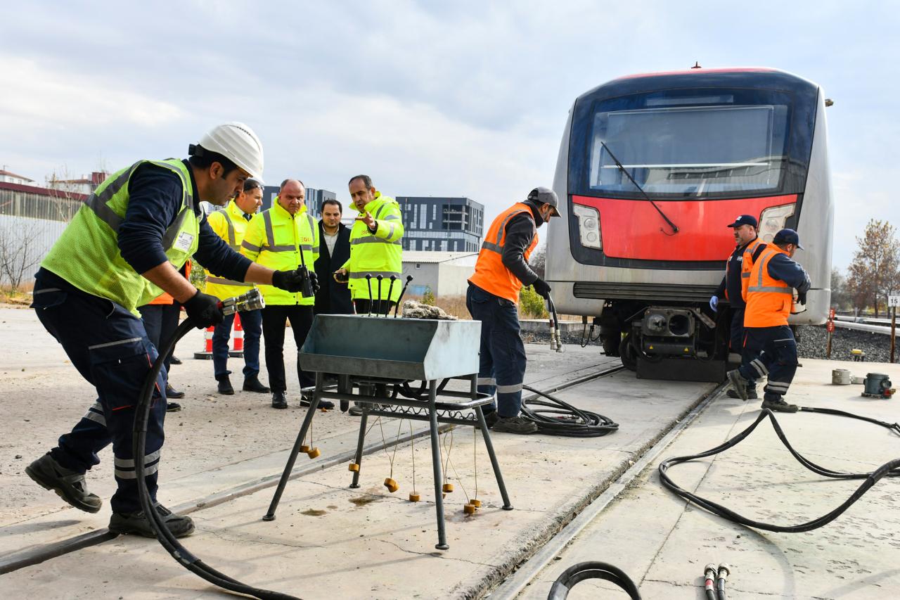 EGO’DAN MACUNKÖY İŞLETME VE BAKIM MERKEZİ’NDE “DERAYMAN TATBİKATI”