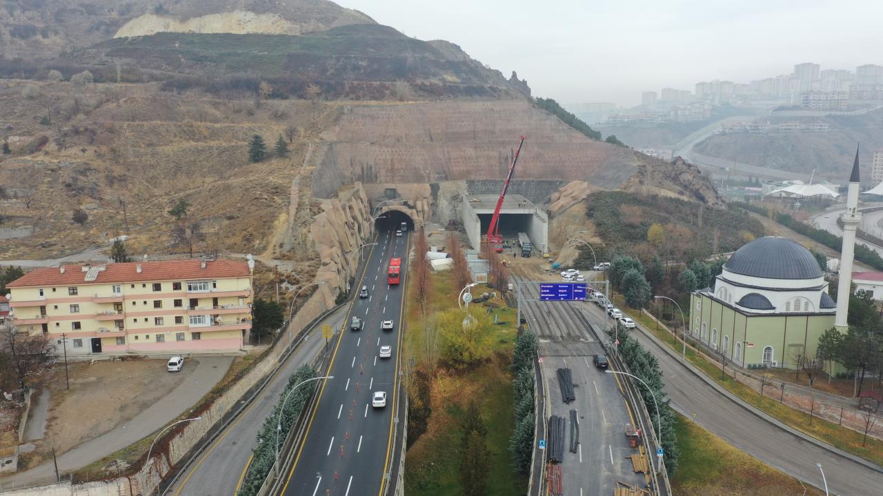 KUZEY ANKARA TÜNELİ’NDEKİ ÇALIŞMALARIN İLK ETABI TAMAMLANIYOR