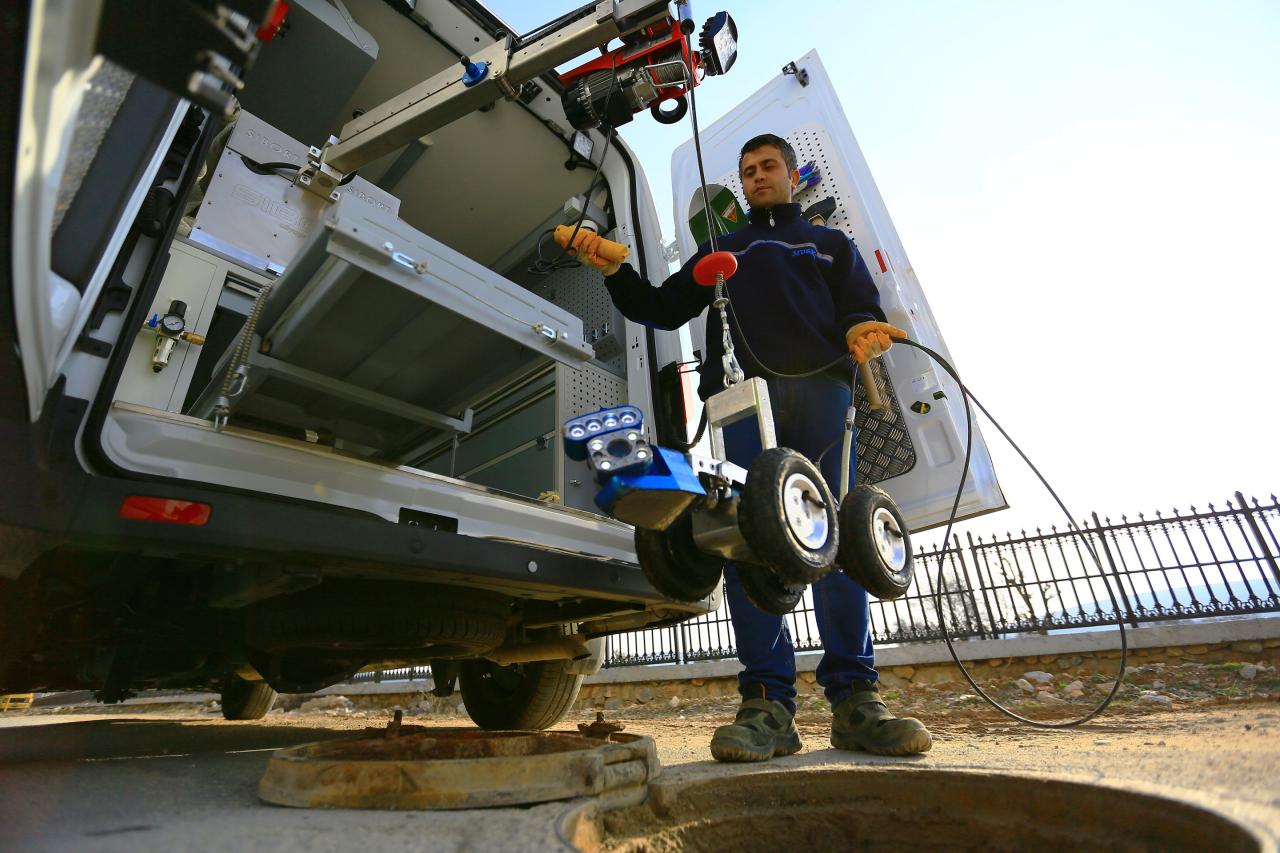 Büyükşehir, Kanal Görüntüleme Robotu ile 50 bin hat taraması yaptı