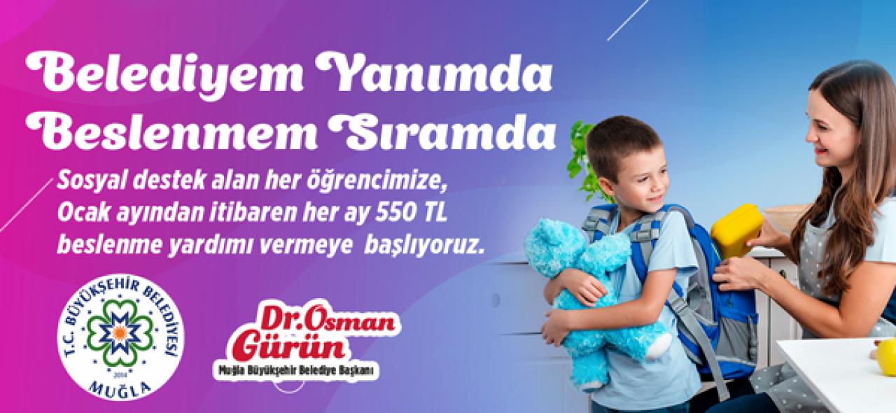 Büyükşehirden Çocuklar İçin Beslenme Yardımı