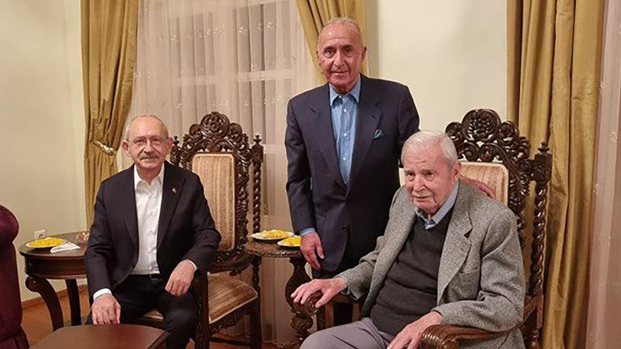 CHP Genel Başkanı Kemal Kılıçdaroğlu, Necmettin Cevheri'yle Bir Araya Geldi