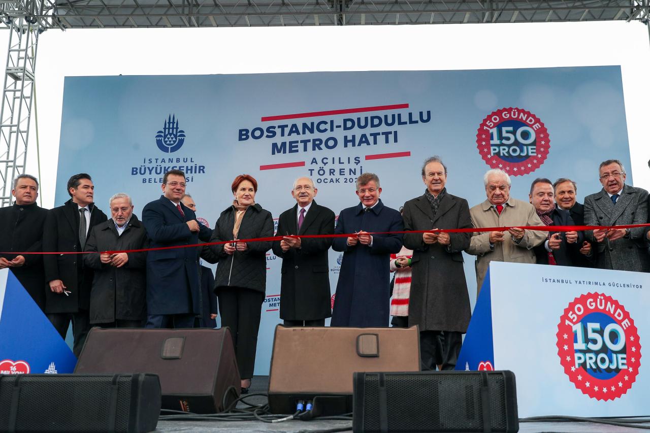 CHP Genel Başkanı Kemal Kılıçdaroğlu, Dudullu - Bostancı Metro Hattı Açılış Törenine Katıldı