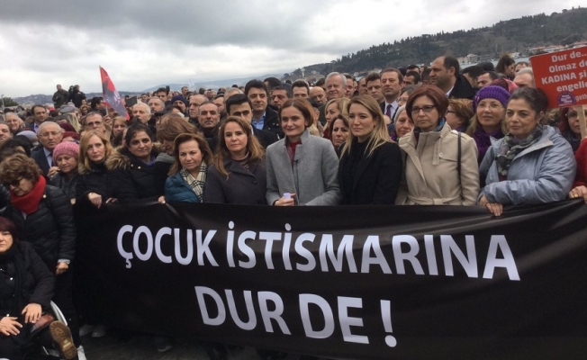 CHP'li kadınlardan çocuk istismarına ortak ses