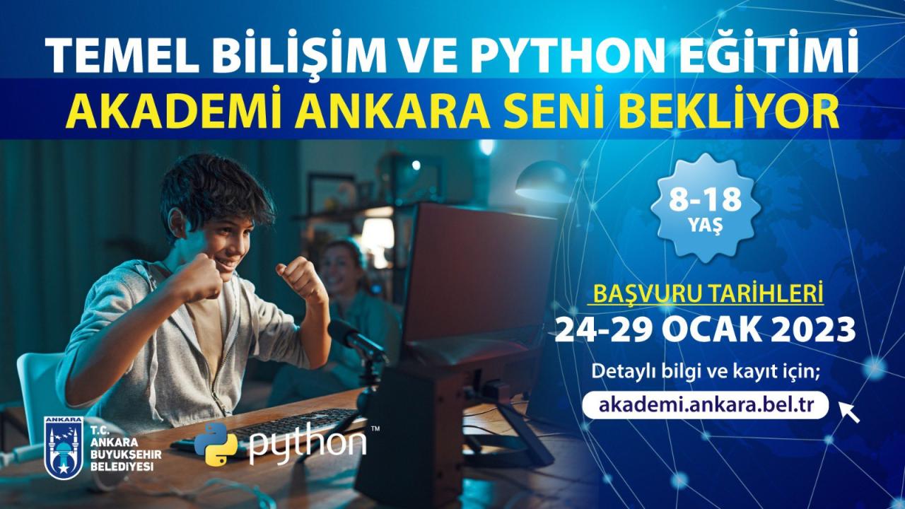 MANSUR YAVAŞ DUYURDU: TEMEL BİLİŞİM VE PYTHON EĞİTİMLERİ BAŞLIYOR