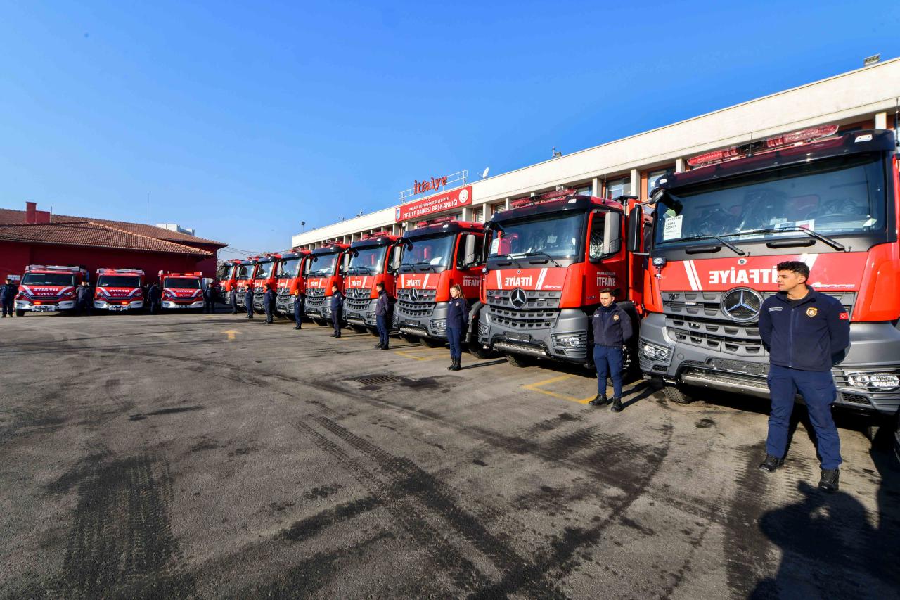 ANKARA İTFAİYESİ ARAÇ FİLOSUNU GÜÇLENDİRİYOR