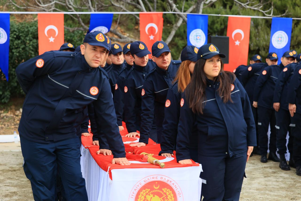 Muğla Büyükşehir Belediyesi İtfaiye Erleri Yemin Etti