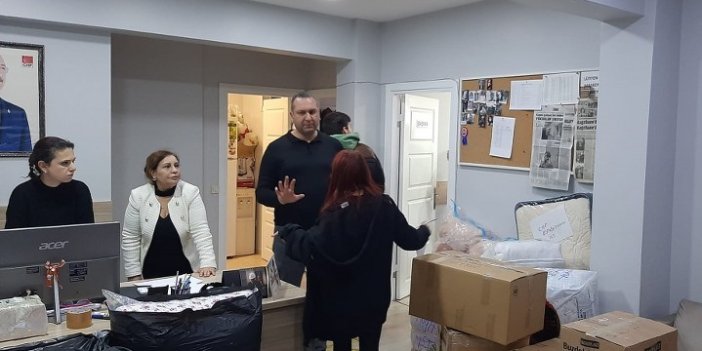 CHP Kağıthane’den Hatay’a yardım tırı