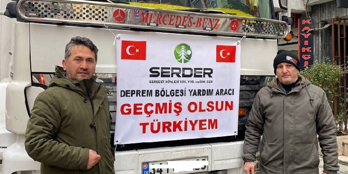 Sinop Serbest Köyleri Derneği’nden Yardım Tırı