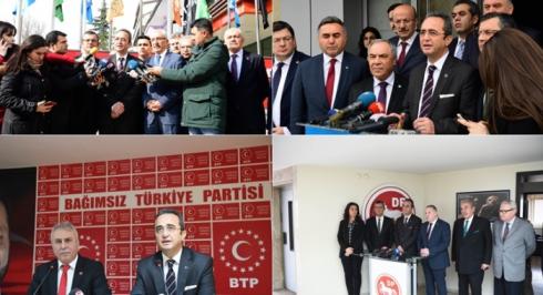 CHP HEYETİ; BBP, DSP, BTP VE DP’Yİ ZİYARET ETTİ