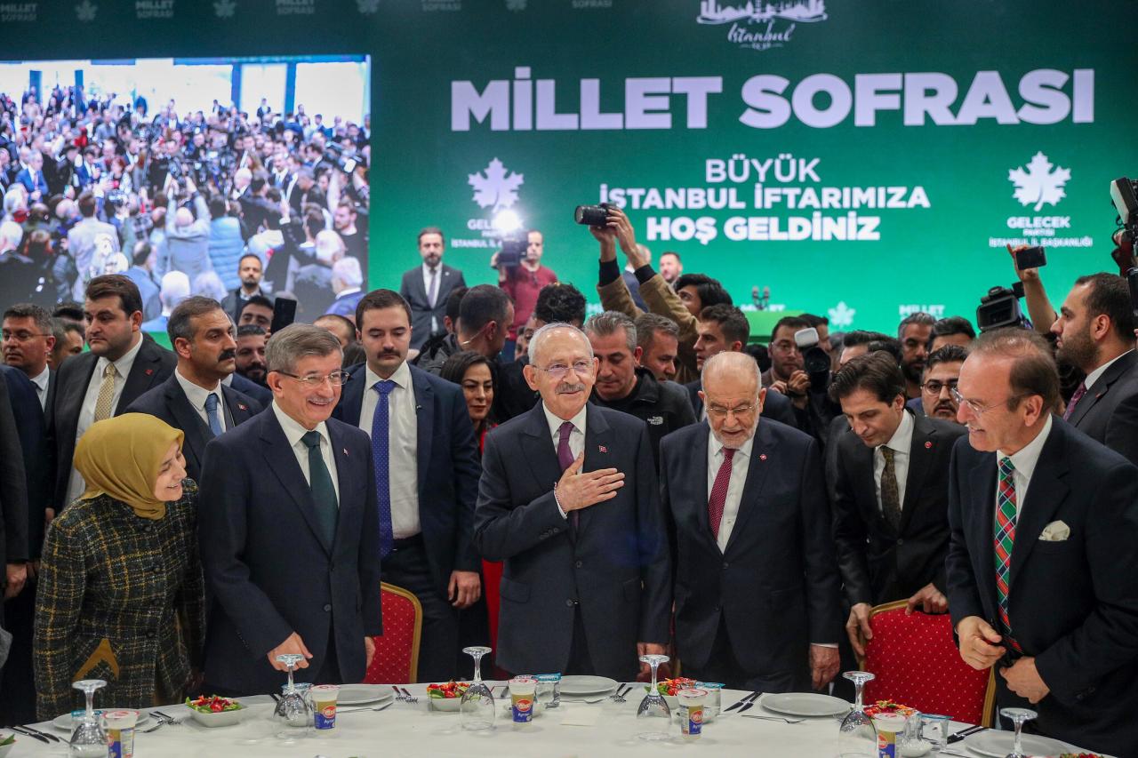 CHP Lideri ve Cumhurbaşkanı Adayı Kılıçdaroğlu, Gelecek Partisi İftar Buluşmasına Katıldı