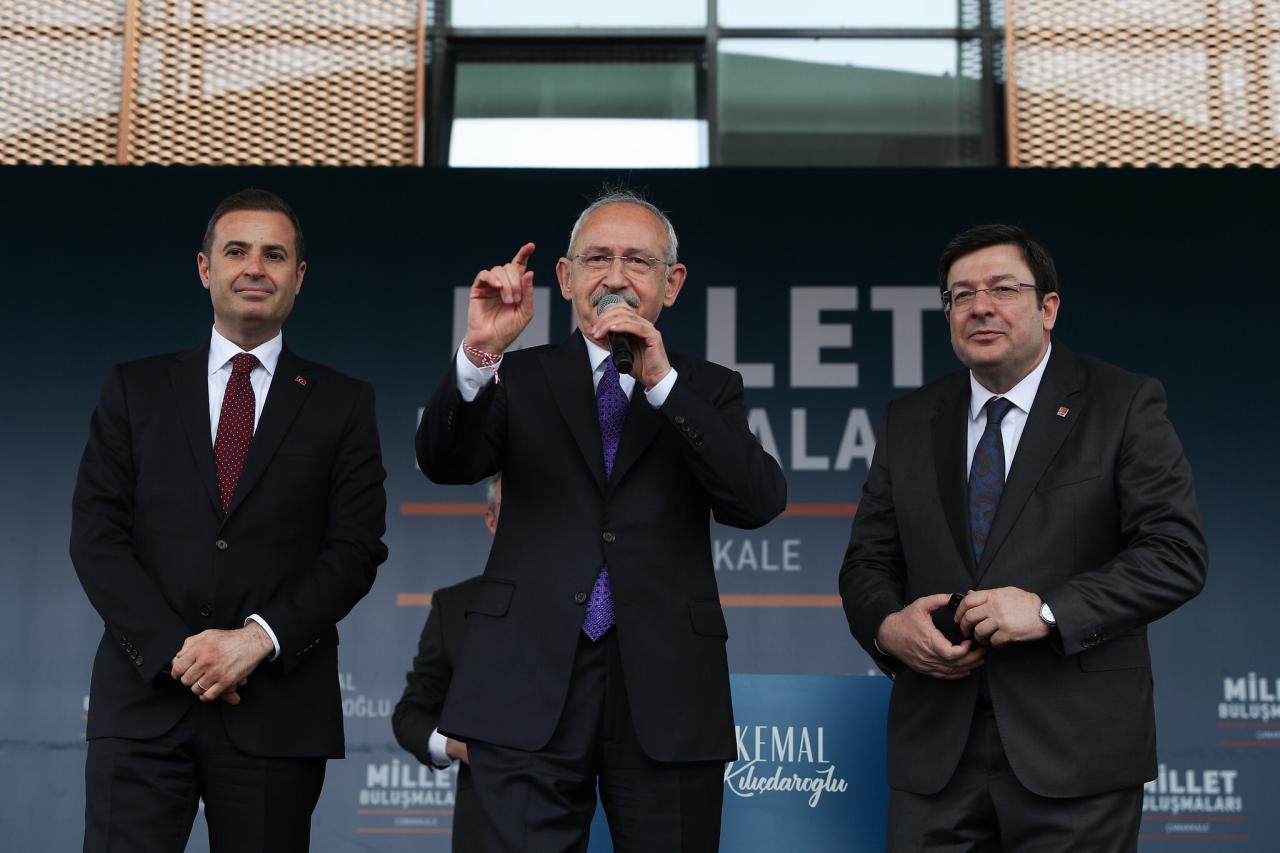 CHP Genel Başkanı ve Millet İttifakı Cumhurbaşkanı Adayı Kemal Kılıçdaroğlu, “Çanakkale Millet Buluşması”na Katıldı