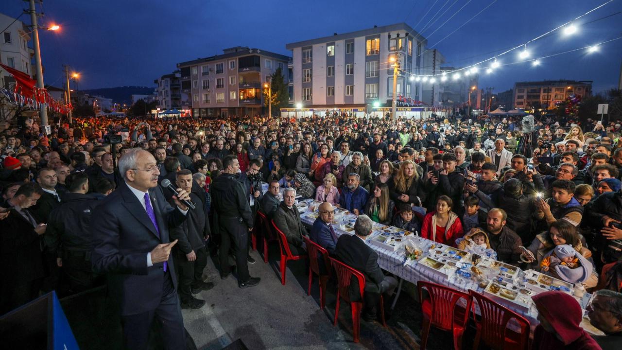 CHP Genel Başkanı ve Cumhurbaşkanı Adayı Kemal Kılıçdaroğlu, Çanakkale’de İftar Buluşmasına Katıldı