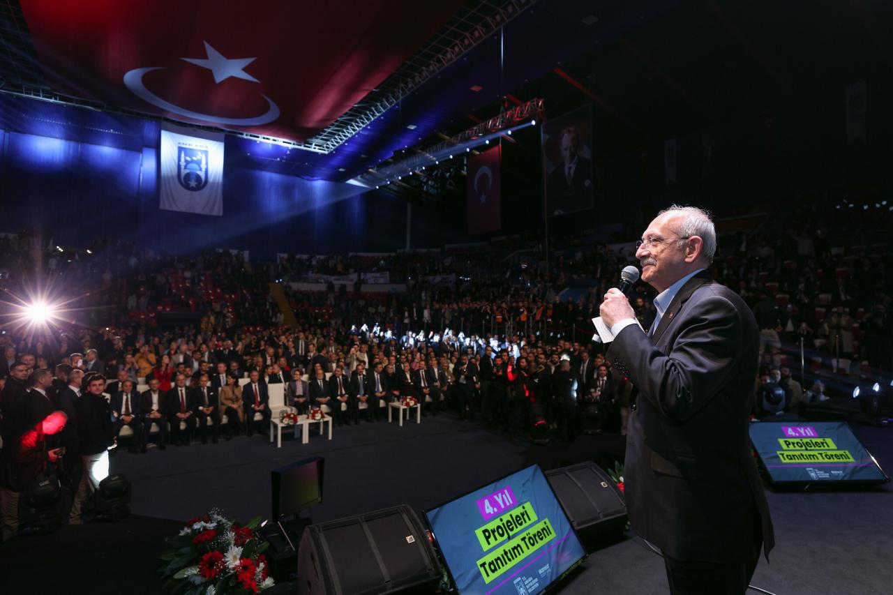 CHP Lideri ve Cumhurbaşkanı Adayı Kılıçdaroğlu, Ankara Büyükşehir Belediyesi 4. Yıl Projeleri Tanıtım Törenine Katıldı