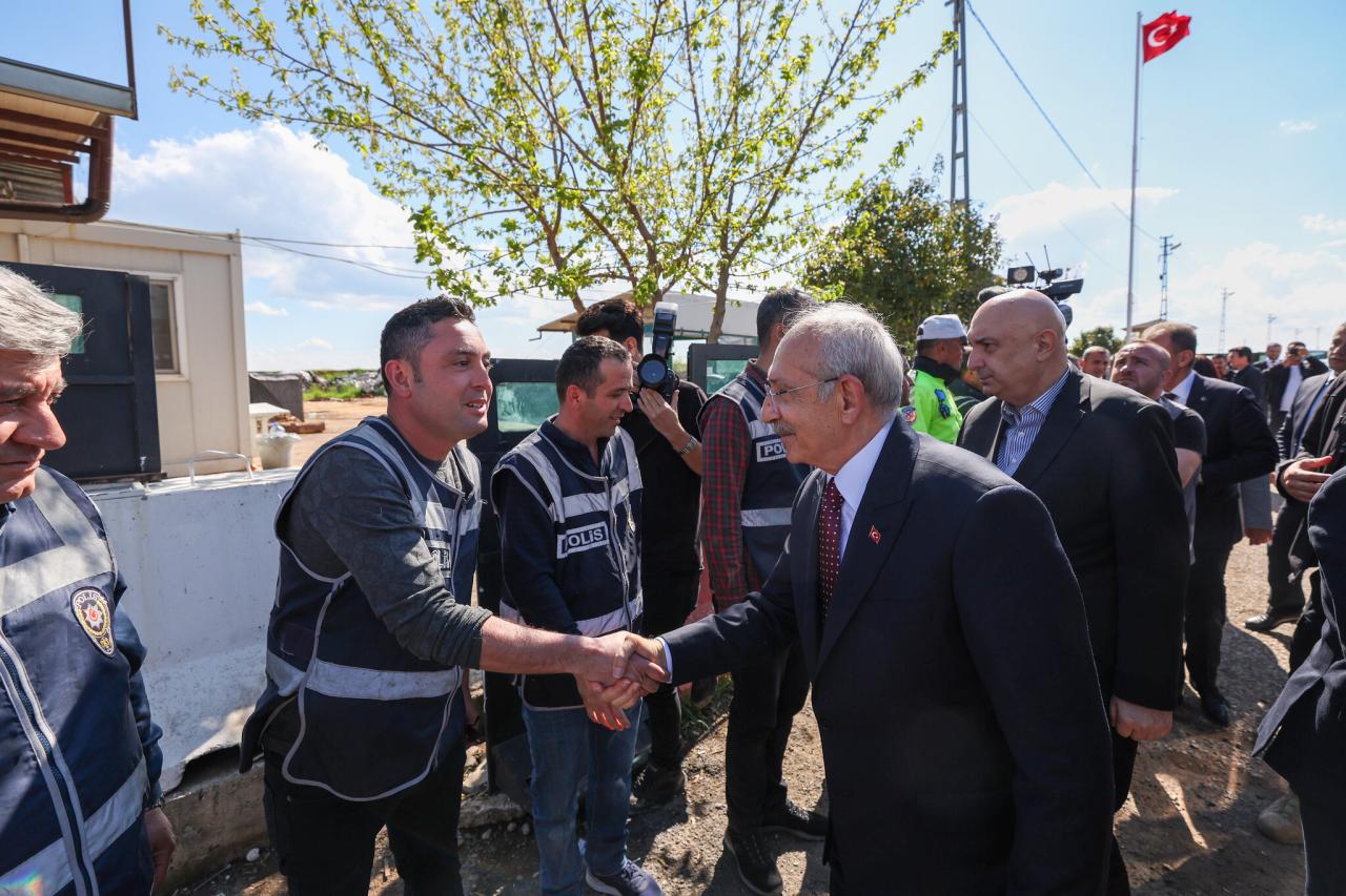 CHP Genel Başkanı ve Millet İttifakı Cumhurbaşkanı Adayı Kemal Kılıçdaroğlu Adıyaman'da