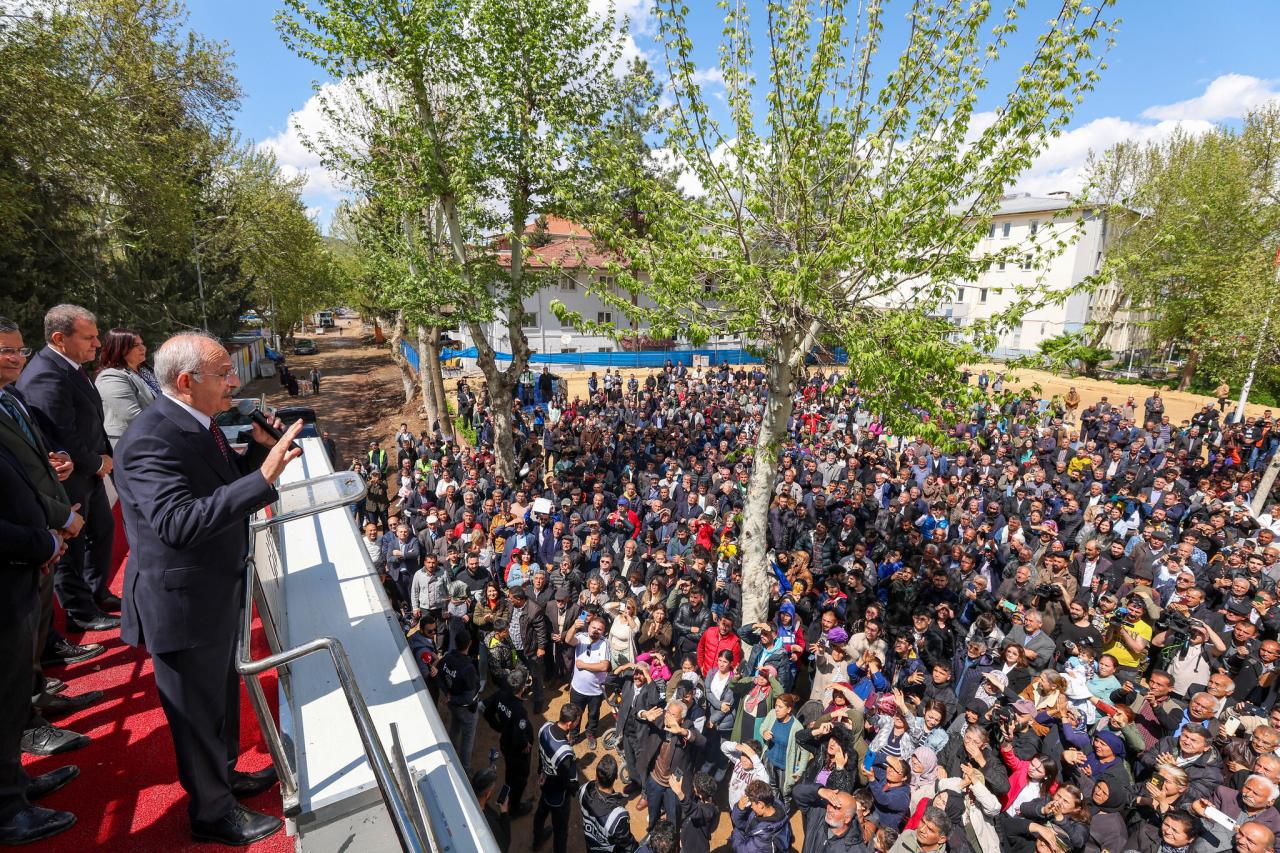 CHP Lideri ve Cumhurbaşkanı Adayı Kılıçdaroğlu Besni’de: 