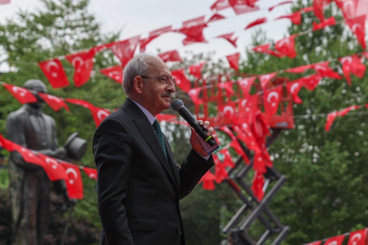 13. Cumhurbaşkanı Adayı Kılıçdaroğlu: 