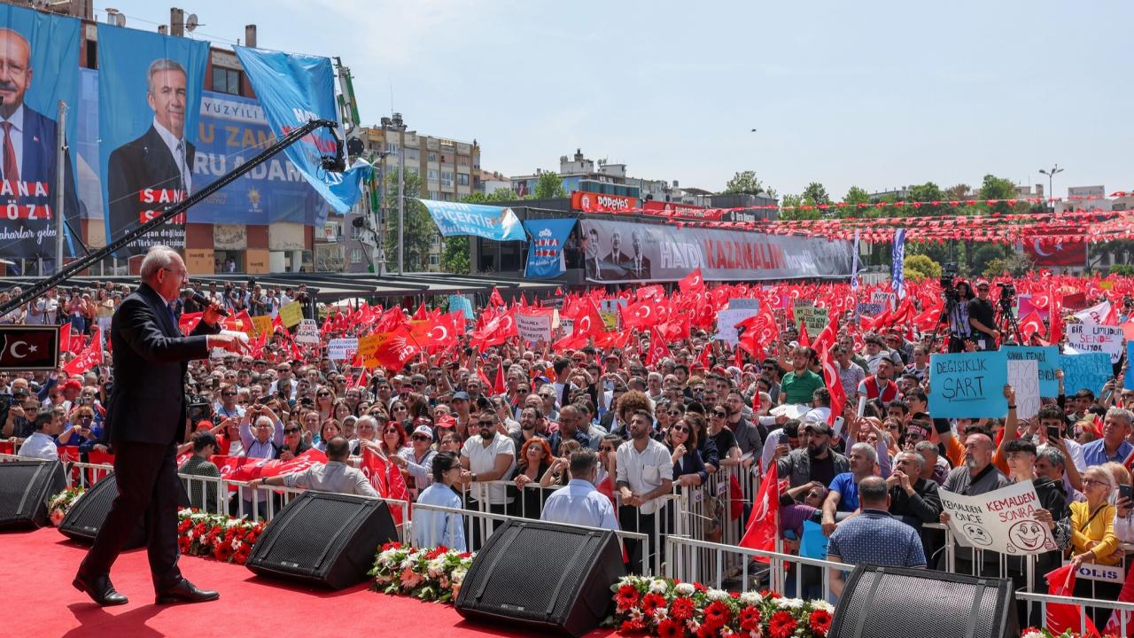 CHP Lideri ve Cumhurbaşkanı Adayı Kılıçdaroğlu Aydın'da: 