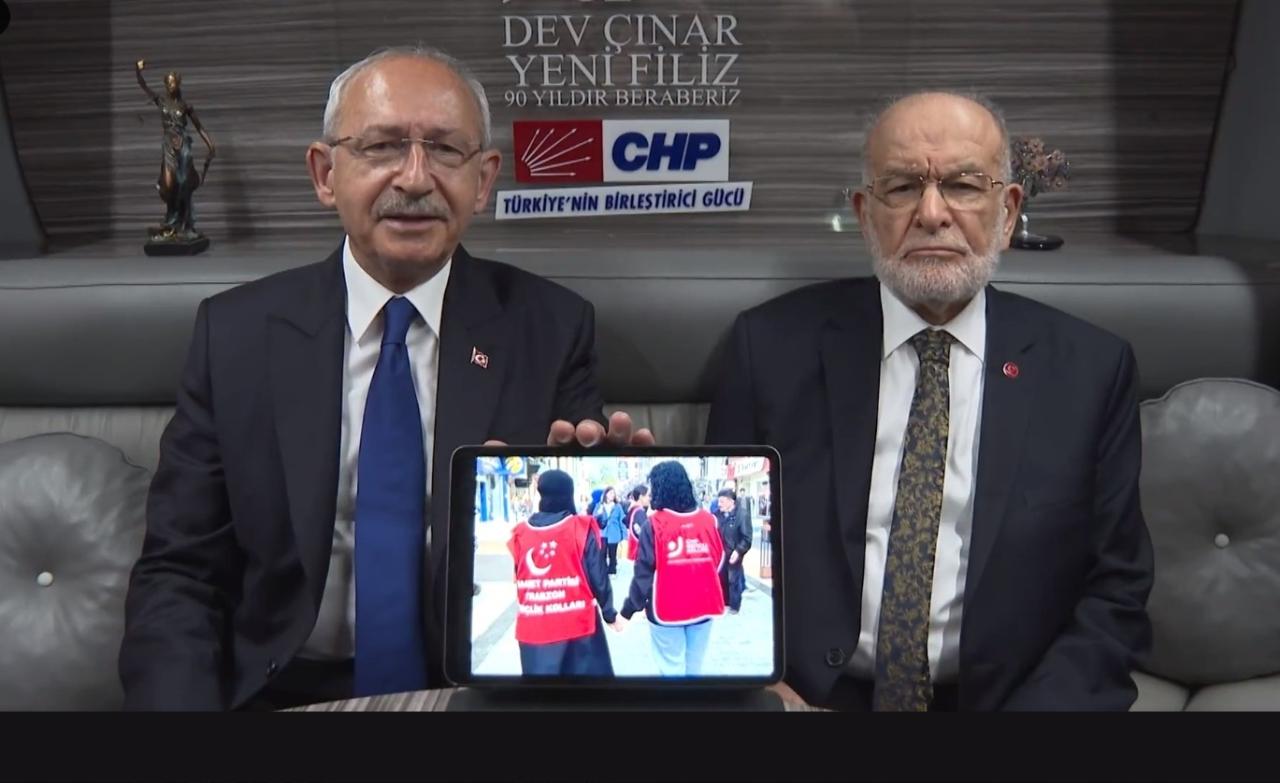 CHP Lideri, Cumhurbaşkanı Adayı Kılıçdaroğlu ve SP Lideri Karamollaoğlu’ndan, “Birleşe Birleşe” Mesajı…