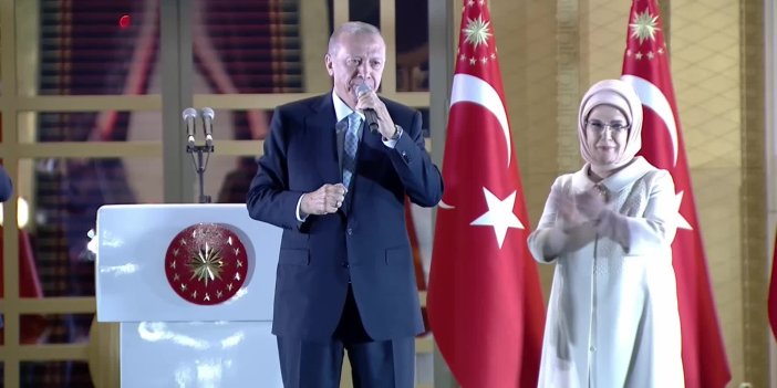 ERDOĞAN: “CUMHURBAŞKANLIĞI GÖREVİNİ 5 YILLIĞINA DAHA BİZLERE TEVDİ ETMİŞTİR "