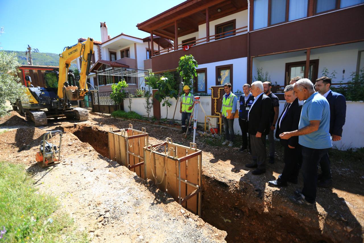 Başkan Gürün Düğerek’te ki Altyapı ve Kültürel Çalışmaları Yerinde İnceledi