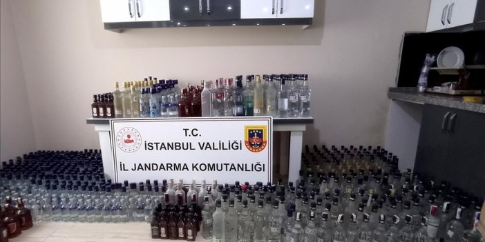 İSTANBUL'DA SAHTE İÇKİ OPERASYONU