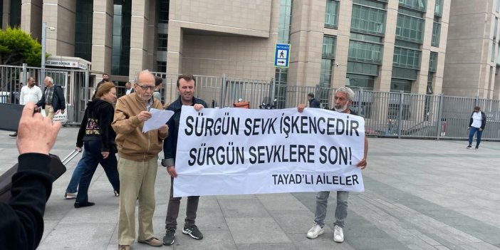 TAYAD'LI AİLELER İSTANBUL ADLİYESİ ÖNÜNDE BASIN AÇIKLAMASI YAPTI