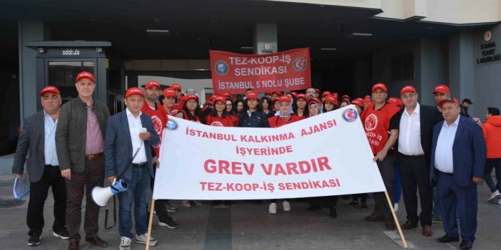 İSTANBUL KALKINMA AJANSI ÇALIŞANLARI, GREVİN 39. GÜNÜNDE HAKLARINI ALDI