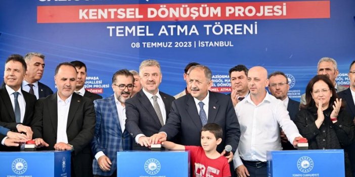 Gaziosmanpaşa'da, Kentsel Dönüşüm Projesinin Temeli Atıldı