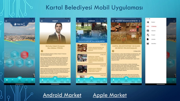 Kartal Belediyesi Mobil Belediyecilik Uygulaması Yenilenen Yüzü ile Hizmette