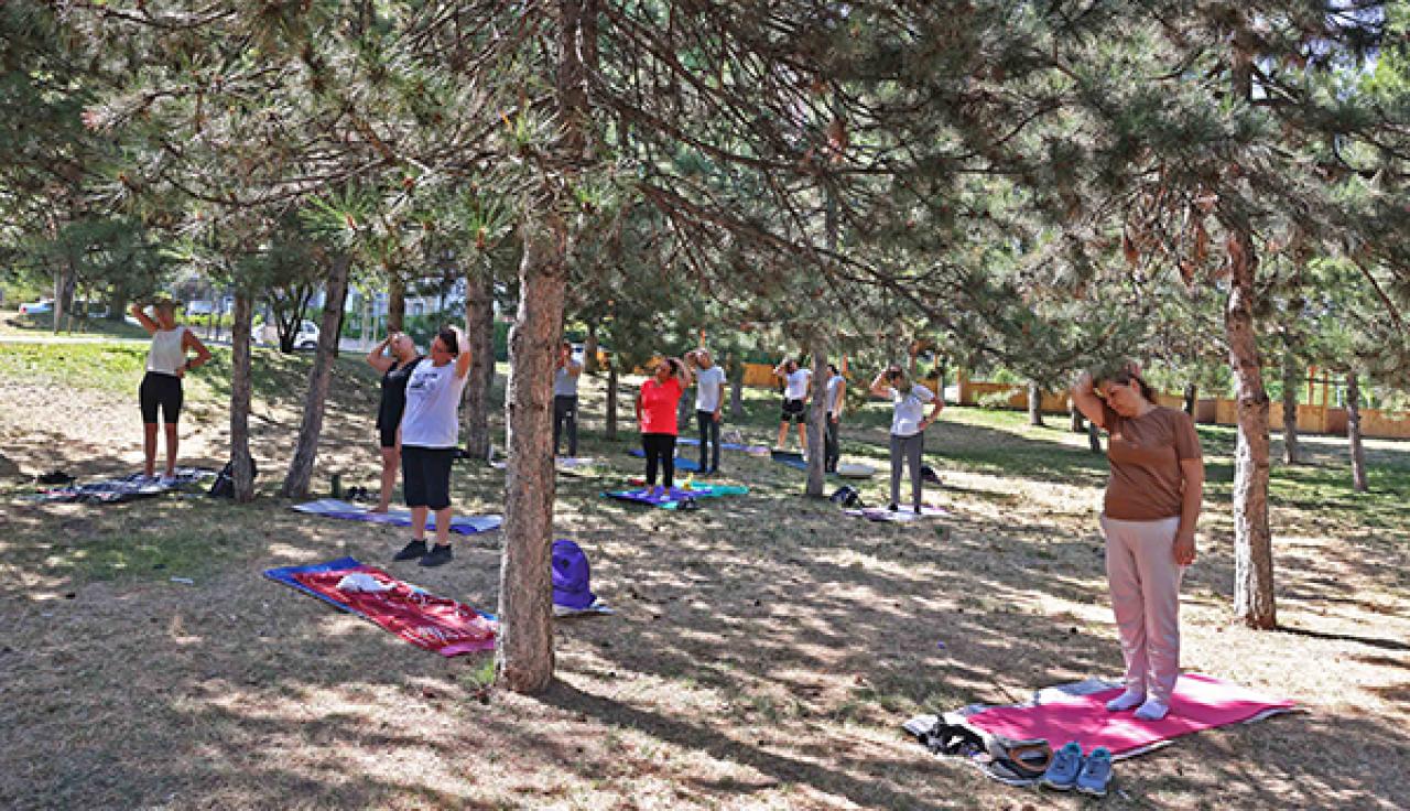 Çankayalılar Açık Havada Sporla Zinde Kalıyor