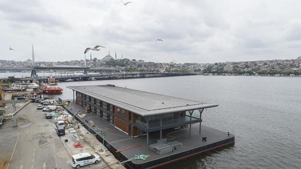 KARAKÖY YENİ İSKELESİNE KAVUŞUYOR