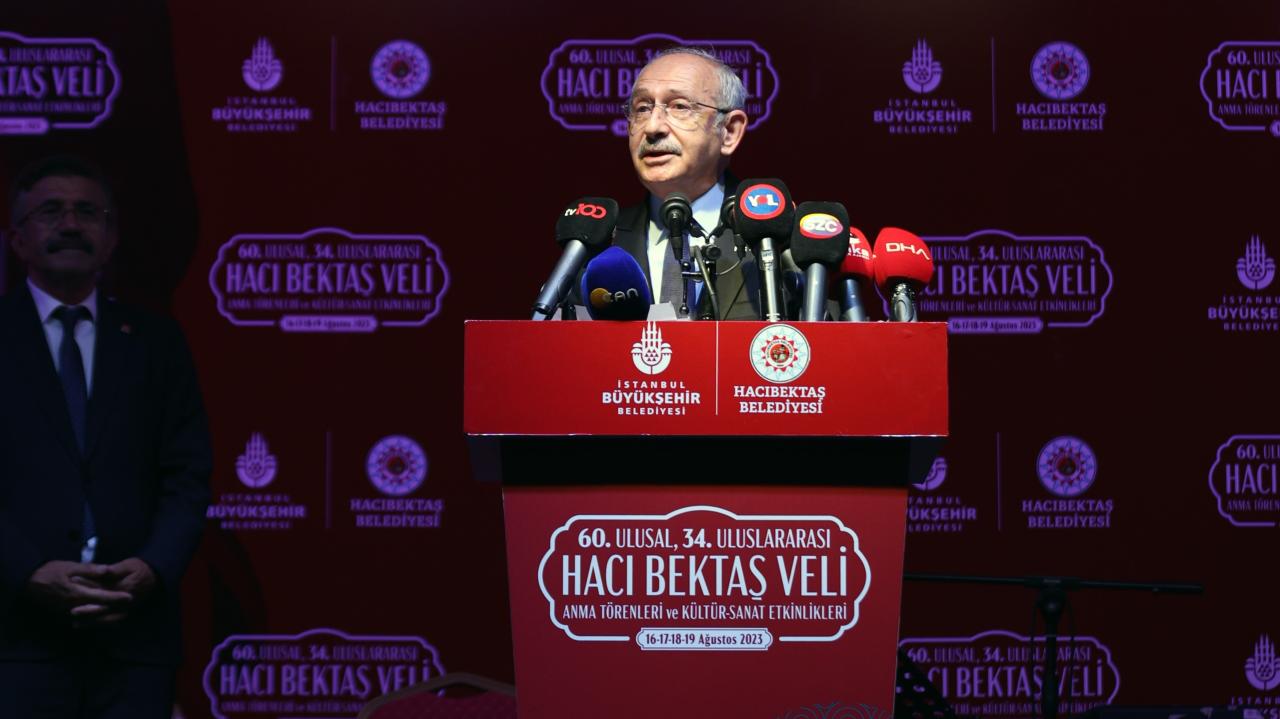 CHP Lideri Kılıçdaroğlu, Hacı Bektaş Veli Anma Törenleri ve Kültür Sanat Etkinlikleri Açılışında Konuştu