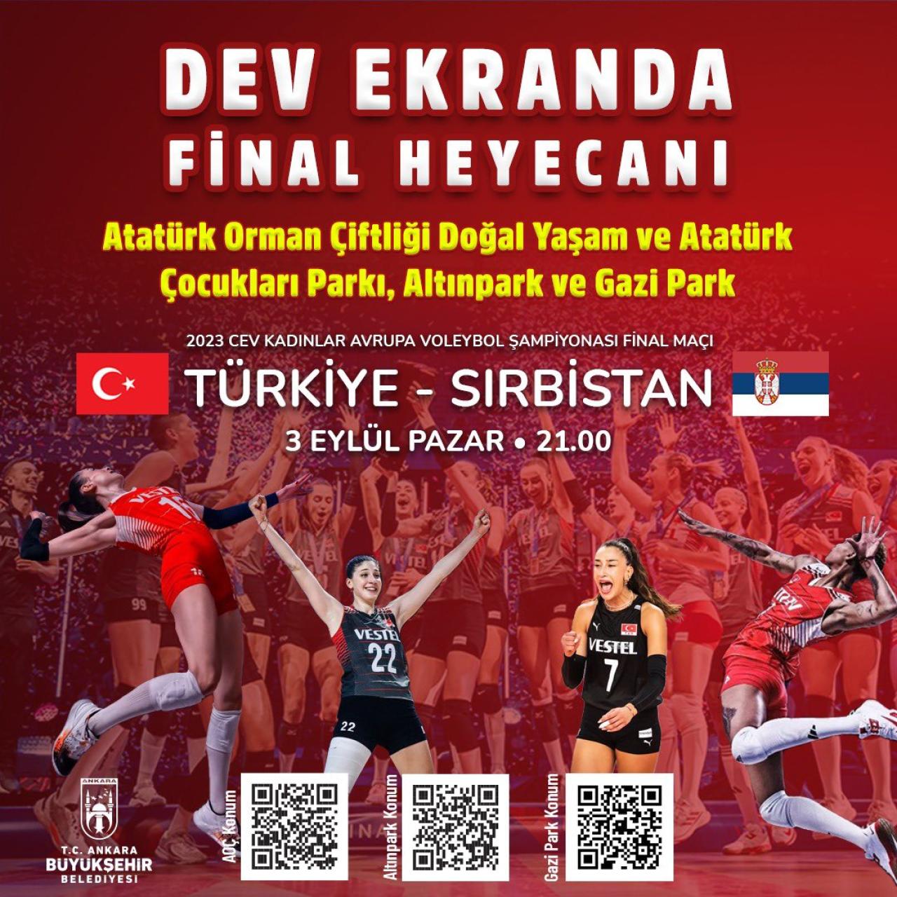 ANKARA BÜYÜKŞEHİRDEN FİLENİN SULTANLARI’NA TAM DESTEK: VOLEYBOL KEYFİNDEV EKRANLARDA