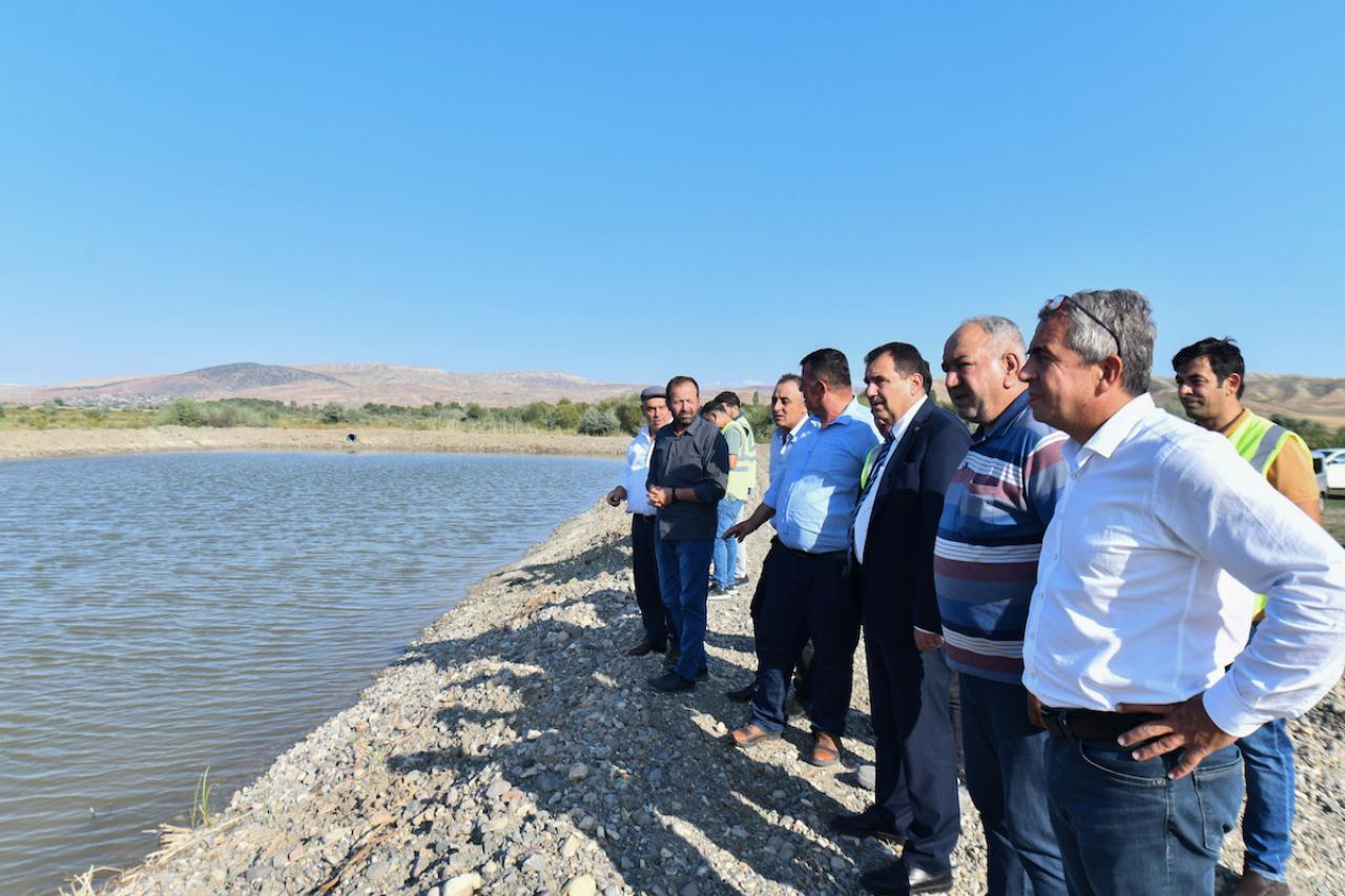 ATIL HÂLE GELEN HAYVAN SU İÇME GÖLETİ KULLANIMA KAZANDIRILDI