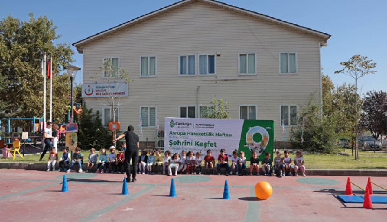 Çankayalı Çocuklar Avrupa Hareketlilik Haftası'na Katıldı