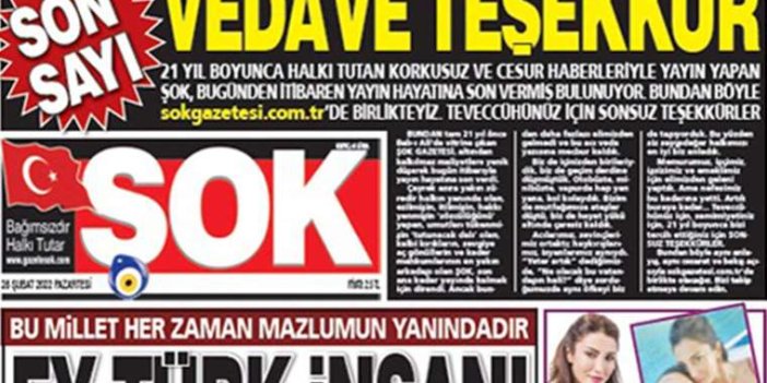 Şok gazetesi yeniden açıldı