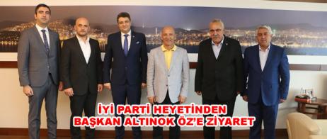 İYİ PARTİ HEYETİNDEN BAŞKAN ALTINOK ÖZ’E ZİYARET