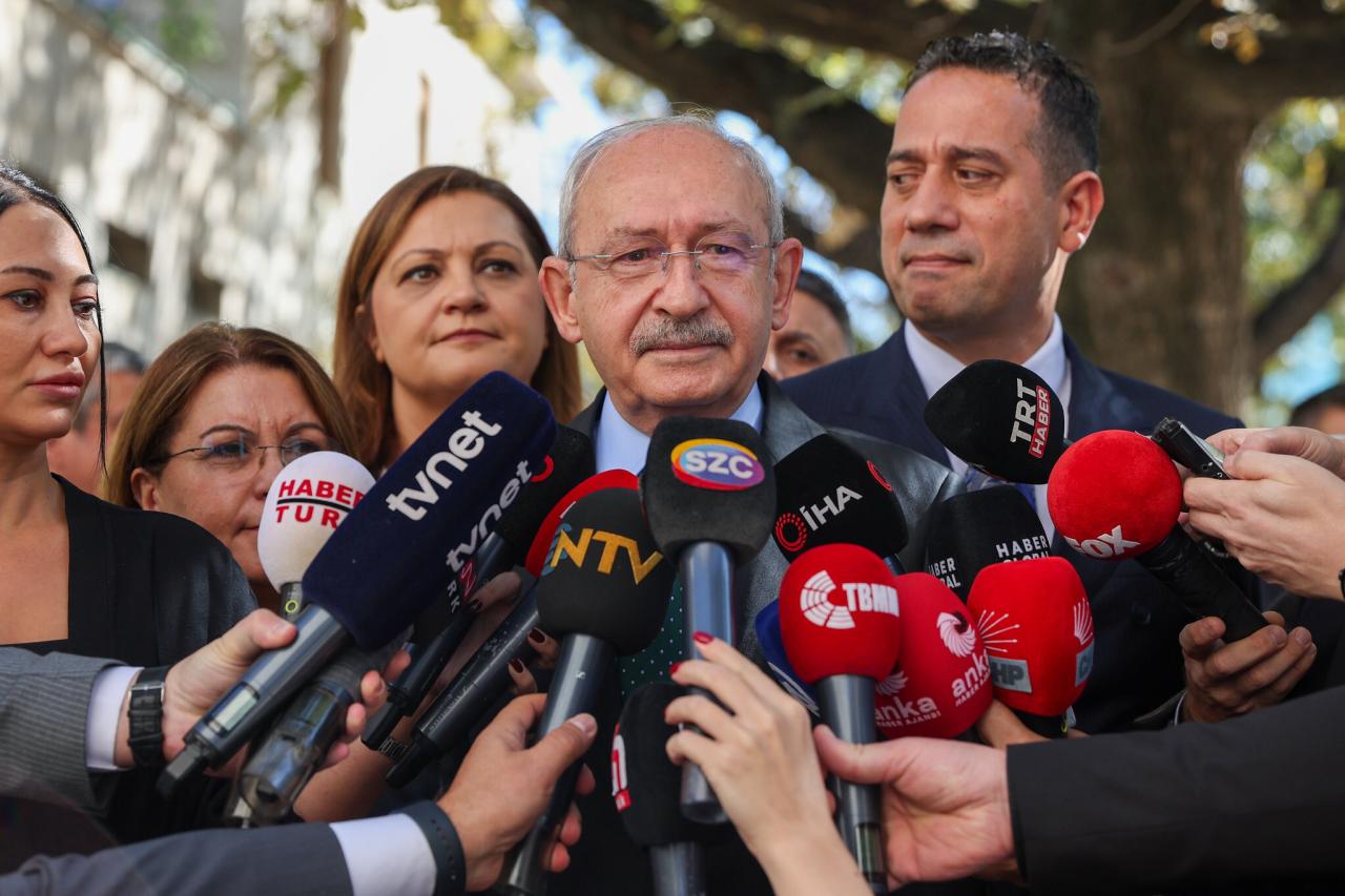 CHP Genel Başkanı Kemal Kılıçdaroğlu'nun, TBMM Başkanı Numan Kurtulmuş’u Ziyareti Sonrası Basın Açıklaması