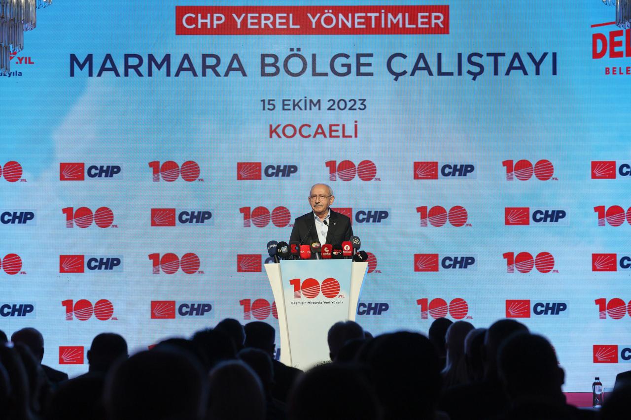 CHP Genel Başkanı Kemal Kılıçdaroğlu, Yerel Yönetimler Marmara Bölge Toplantısına Katıldı