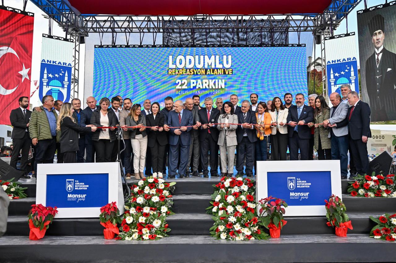 TOPLAM 750 BİN METREKARE YEŞİL ALAN: LODUMLU REKREASYON ALANI VE 22 PARKIN AÇILIŞ VE TANITIM TÖRENİ GERÇEKLEŞTİRİLDİ