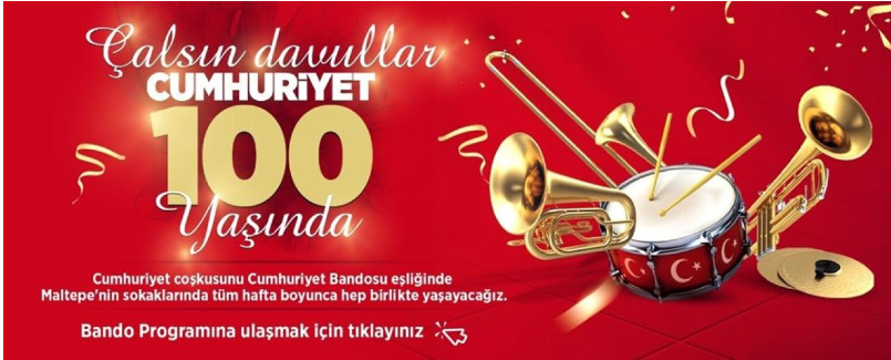 Cumhuriyet’in 100. yılı Maltepe’de coşkuyla kutlanacak